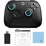 8BitDo Ultimate 2 TMR ワイヤレス コントローラー Windows & Android switch スイッチ 用 ジョイスティック ゲームコントローラー プロ プロコン Windows Android PC ゲームパッド 互換 2.4G ホール効果 触覚トリガー RGB ファイヤー リング 8スピード [国内正規品/日本語説明書 付属] (Black)