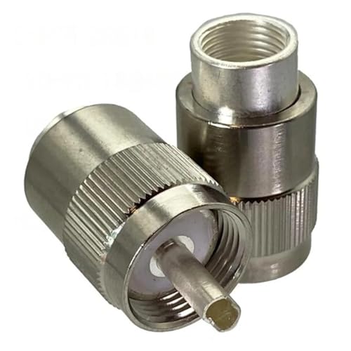 10�� UHF PL259 �I�X �͂� RG58 RG142 RG400 LMR195 / 5D-FB RG5 RG6 LMR300 RG8 LMR400 RG213 RG165 RG393 7D-FB �R�l�N�^(C 10��)