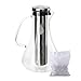 Price comparison product image pH Replenish Glass Alkaline Water Pitcher - Long Lasting Water Filter Pitcher for Pure Drinking Water - Water Jug for High pH Filtered Water - 1.8 L / 61 Oz - Glass Water Filter Jug - Glass Filter