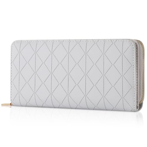 Image of RRANCharltu Purses for Women Ladies Purse Long Wallet for Women,Light Blue