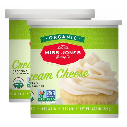 MISS JONES BAKING CO Organic Cream Cheese Flavored Frosting, 11.29