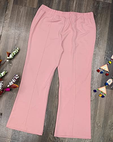 Image of Leriya Fashion Women's Yoga Dress Pants Stratchable Work Slacks Business Casual Office Straight Leg /Bootcut Elastic Waist Trouser for Women