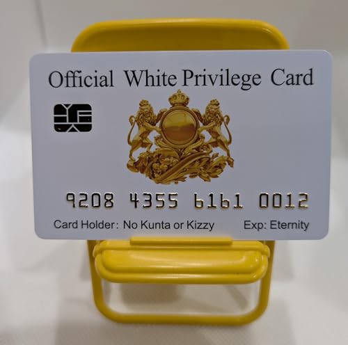 Aromabug Privilege Official Card: 8 Pack, Raised Numbers on front. Serial number on back side. (Privilege of White)