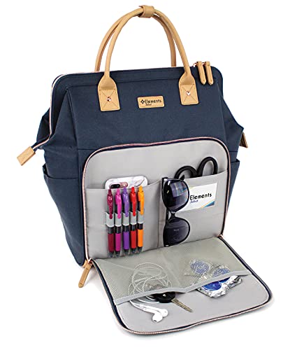 Water-Resistant Medical Clinical Teacher Nurse Bag for Work and Nursing Student Backpack Elements Select ES28063