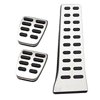 Pedalkappen Pedalsatz Für Hyundai Für Sonata Für I40 Für Tucson Für Santa MT AT Edelstahl-Pedalauflageabdeckung(MT) Pedalkappen Pedalsatz Für Hyundai Für Sonata Für I40 Für Tucson Für Santa MT AT Edelstahl-Pedalauflageabdeckung(MT)