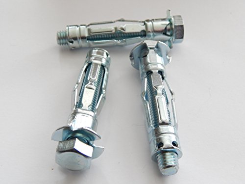 Preisvergleich Produktbild 25 Stück Mungo Metall Hohlraumdübel M8x53 mit Schraube Metallspreizdübel, Gipskartondübel MHD-SM 8x53 / 18