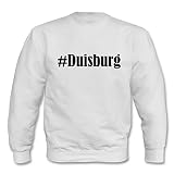 Reifen-Markt Sweatshirt #Duisburg Größe S Farbe Weiss Druck Schwarz