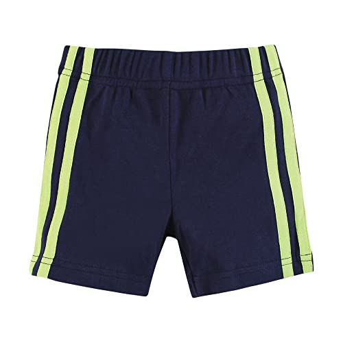 Hudson Baby Unisex Baby And Toddler Shorts Bottoms 4-Pack, Gray Navy, 6-9 Months #TOP4