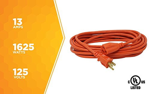 Woods 0268 16/3 Sjtw General Purpose Extension Cord, Orange, 50-Foot #TOP5