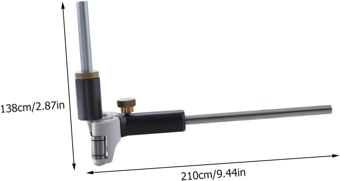 Curved Parallel Marking Gauge Dual-purpose Scriber Tool for Woodworking Portable Automatic Scribe Sturdy Woodworker Accessory Random Color
