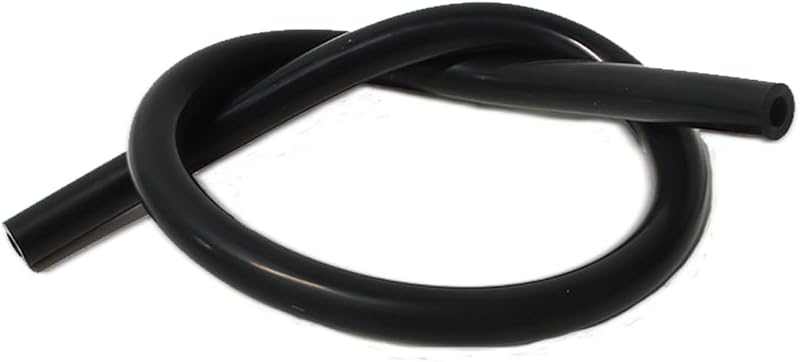Mangueira de vácuo automotiva I33T em silicone 6 mm, alta temperatura, preta – 0,5 m