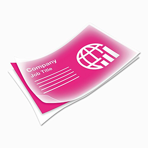 Fellowes 52058 Laminating Pouch, 10mil, 2 1/4 x 3 3/4, Business Card Size, 100/Pack