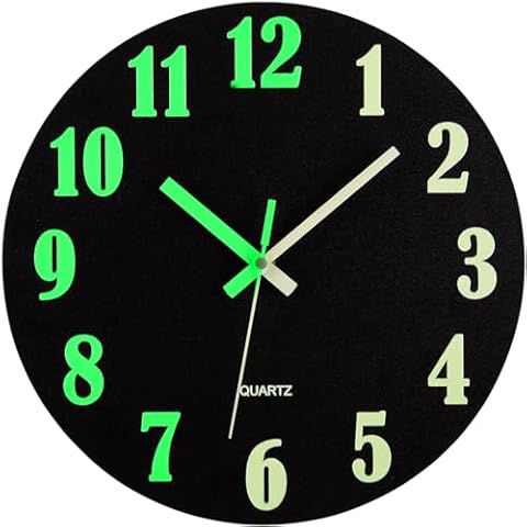 VIVILINEN Luminous Non-ticking Wall Clock Cover