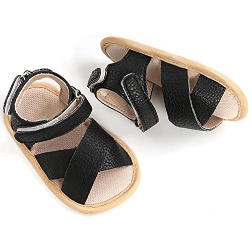 Hongteya Baby Girl Boy Sandals, Summer Baby Shoes Princess Flat Sandals Open Toe Anti Slip Rubber Sole Newborn Toddler Prewalker Walking Shoes #TOP1