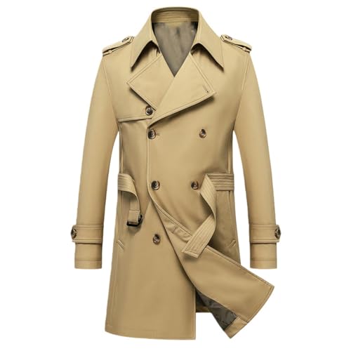 Gabardina de longitud media para hombre dile adiós al frío de entretiempo con estilo