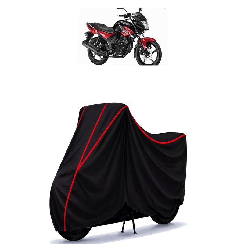 Image of SZ-RR Version 2.0 Water Resistant Bike Cover for All Motorcycles & Rain | Heavy Duty Taffeta Fabric | UV Protection, Dustproof, Scratchproof | All Weather Two Wheeler Body Cover with Elastic Bottom