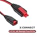 lasuroa Charger Extension Cable for Genius, 10-Foot X-Connect Battery Charger Cable Compatible with NOCO GC004 and More Accessory for Smart Battery