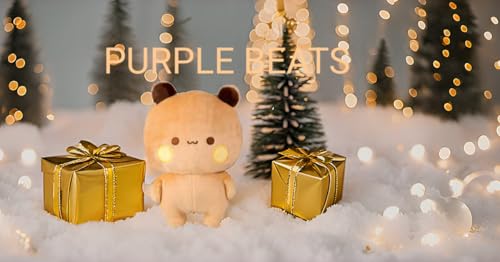 Image of Purple Beats Dudu 25-30cm Brown Plush Toy for Kids - Adorable Cuddly Companion (Brown)