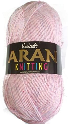 Woolcraft Aran with 25% Wool 400g Berry 