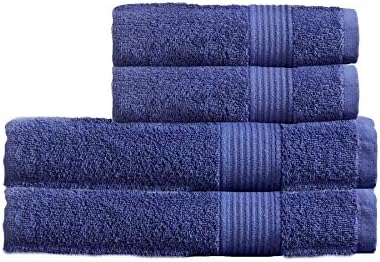 Olivia Rocco Egyptian Cotton Towels Home Bathroom Towel Set Bale Fade Resistant 500gsm Home Collection Bales Bath Sets, 2 Hand Towels White