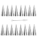 16 Pack Cream Horn Molds,Tissir 5.5 Inch Baking Cones Cream Horn Forms, Stainless Steel Lady Lock Cannoli Tubes Ice Cream Mold,Standing Cone Shape