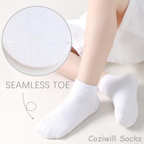 Kids Low Cut Socks Boys Seamless Ankle Socks Girls Breathable Cotton Toddler Short Sock 5/8 Pairs2