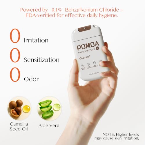 Image of Refillable Hand Sanitizer Spray, Light Scent, Alcohol-Free, 3 Pack, Fresh | FDA-registered facility, travel-size bottles, gentle fine mist, non-sticky finish, hydrating feel
