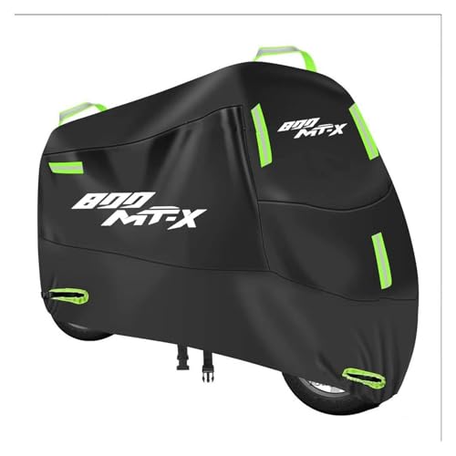 Funda Protectora Cubierta de Moto para CFMOTO 800MT-X Motocicleta Funda Impermeable para Exteriores(3XL XXXL for 220cm)