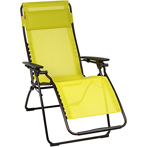 Lafuma Futura Zero Gravity Recliner - Brown Frame with Papageno Iso Batyline® Fabric