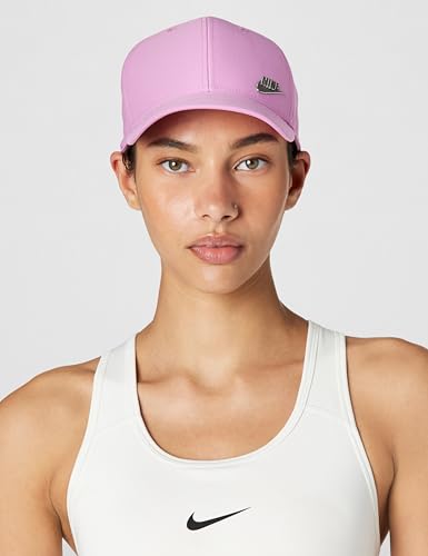Image of Nike Unisex Adult Dri-FIT Club Structured Metal Logo Cap Hat | Mens and Womens