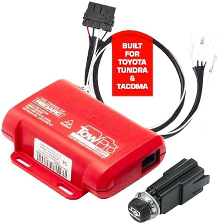 REDARC Tow-Pro Liberty Electric Trailer Brake Controller Kit for Toyota Tundra, Tacoma, Proportional Braking, Plug and Play, 12V Compatible to Tow RV, Camper, Trailer, Boat