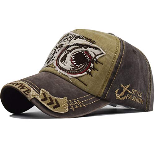 CheChury Baseball Cap Verstellbar Snapback Western Modische Baseball Mütze Retro Baseball Kappe Cap Baumwolle Kopfband Sommerhut Unisex Sonnenhut für Sport Outdoor Freizeit,Einheitsgröße,Khaki CheChury Baseball Cap Verstellbar Snapback Western Modische Baseball Mütze Retro Baseball Kappe Cap Baumwolle Kopfband Sommerhut Unisex Sonnenhut für Sport Outdoor Freizeit,Einheitsgröße,Khaki