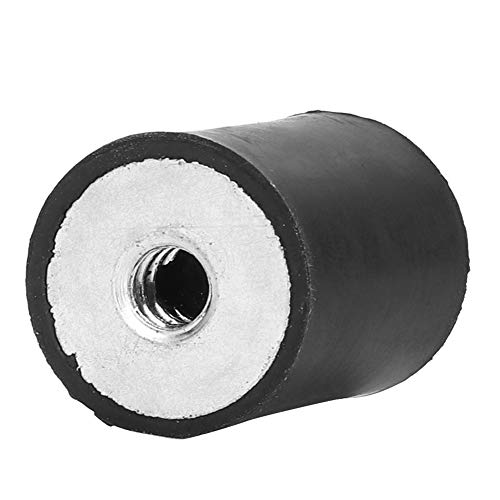 Aramox Amortiguador Aislador de Bobina, Soportes Antivibración de Goma, Amortiguadores Resistentes a Prueba de Golpes para Equipos y Maquinaria de Fitness, Serie DD20 con Rosca M6 (DD20*25 M6)