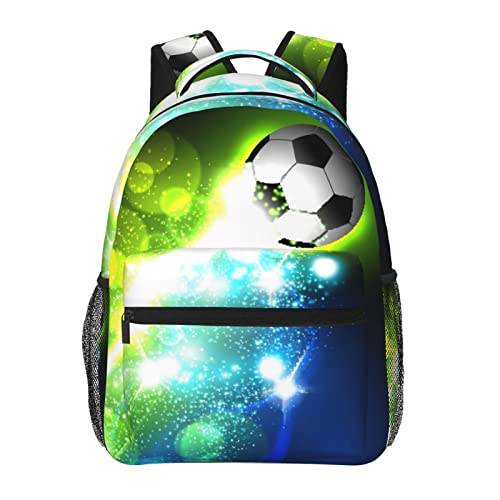 Sac à dos de voyage léger océan requin et ballon de football