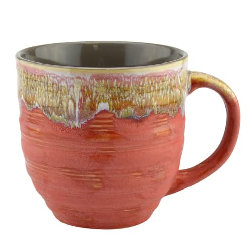 Set de 4 Tazas de Café Grandes en Cerámica Glaseada 20 oz miniatura 3