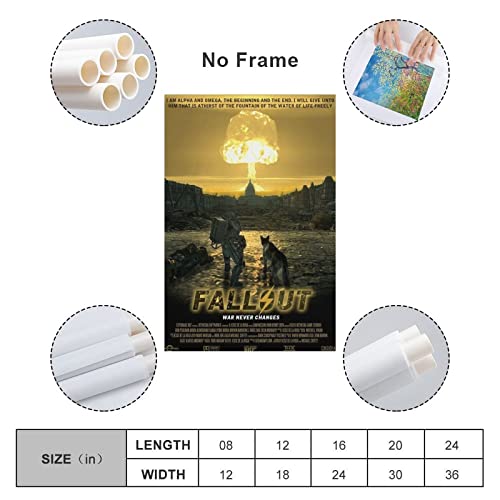 BKA Fallout New Vegas Old World Movie Canvas Art #TOP2