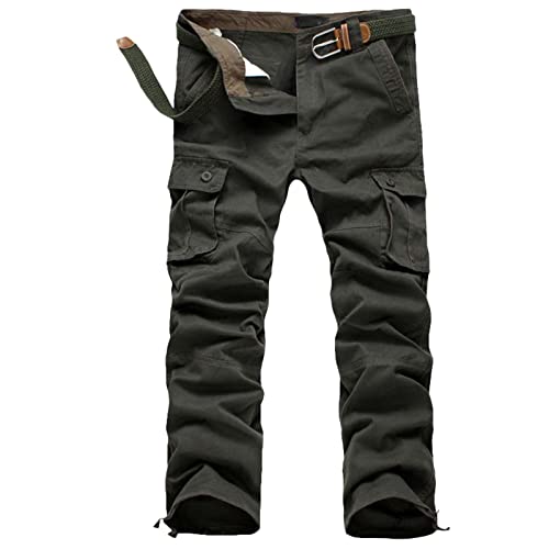 Pantalon de travail cargo pour homme avec poches multiples, b, Taille 5XL Cover