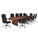 Legacy Oval Conference Table Finish: Mahogany, Size: 18