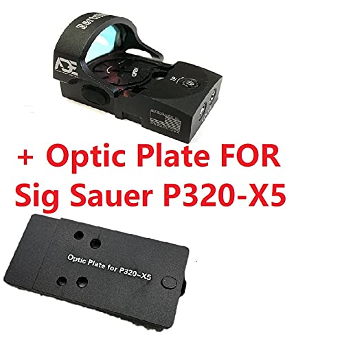 Ade Advanced Optics Bertrillium RD3-013 Red Dot Reflex Sight + Optic Mounting Plate for Sig Sauer P320-X5 Pistol