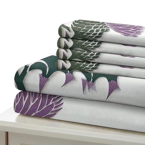 Linge de lit tarentule impression 3D microfibre de qualité king size