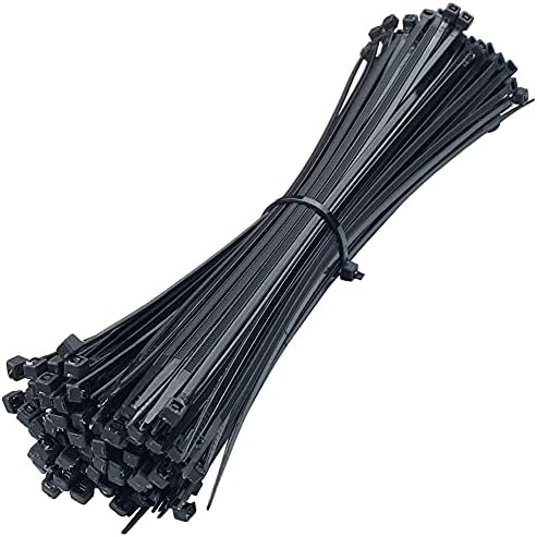 Oksdown 100 Pack Black Plastic Cable Ties 100mm×2.5mm Small Nylon Zip Ties Premium Self Locking 4 inch Mini Tie Wraps