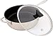 The Stainless Steel All-In-One Sauce Pan by Ozeri, with a 100% PFOA and APEO-Free Non-Stick Coating developed in the USA