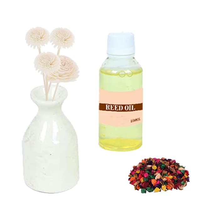 Reed Diffuser Set Romance Contains 1pc Reed Vase (Small), 4 Reed