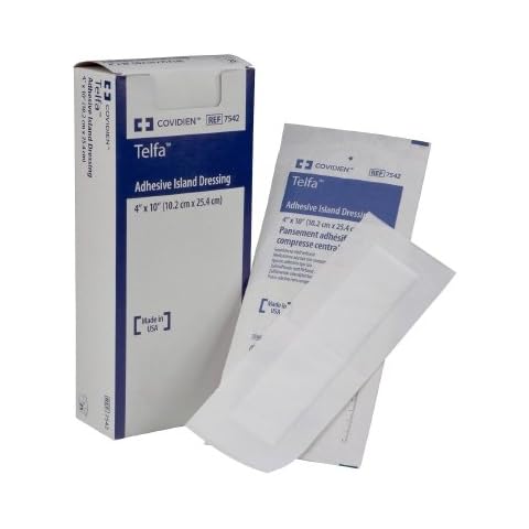 Dressing, Telfa Island 4"X14" (Units Per Box: 25) Cover