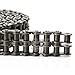 Jeremywell 40-2 Double Strand Roller Chain 10 Feet with 2 Connecting Links