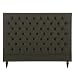 Tousmesmeubles Tête de lit tapissée 155 cm Bois/Tissu Vert foncé - PINADA - L 155 x l 10.5 x H 125 - Neuf
