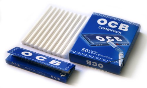 4 X Ocb Combipack = 200 Papers + 200 Extra Slim Filter Tips #TOP1