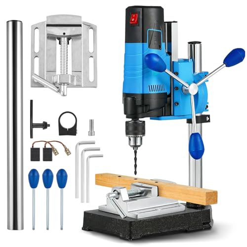 Image of Antstone Mini Benchtop Drill Press 6-Speed 2800RPM Drill Press Rotary Tool Workstation Stand Precision Benchtop Drilling Machine 1200W Electric Portable Table Driller 3.15 Inch Depth