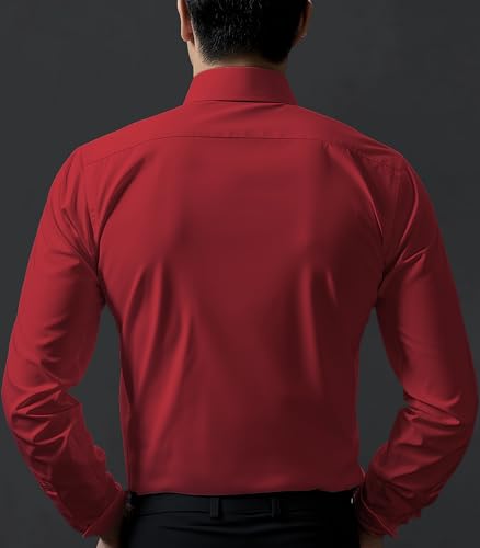 Image of CVC Mens Satin Regular Fit Formal Shirt.