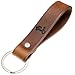 ELBERCRAFT&reg; Schl&uuml;sselanh&auml;nger Leder Roller Geschenk f&uuml;r Frauen oder M&auml;nner pflanzlich gegerbt braun mit gravur schwarz 12 cm made in Germany Leather Keychain